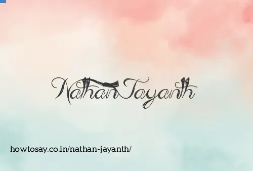 Nathan Jayanth