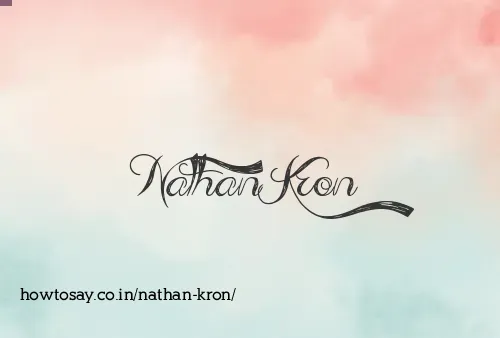 Nathan Kron