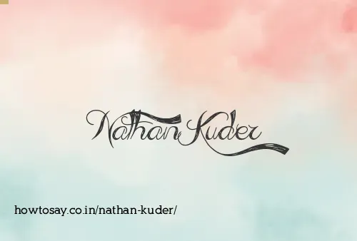 Nathan Kuder