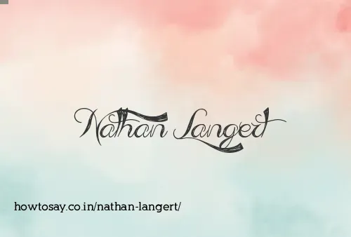 Nathan Langert