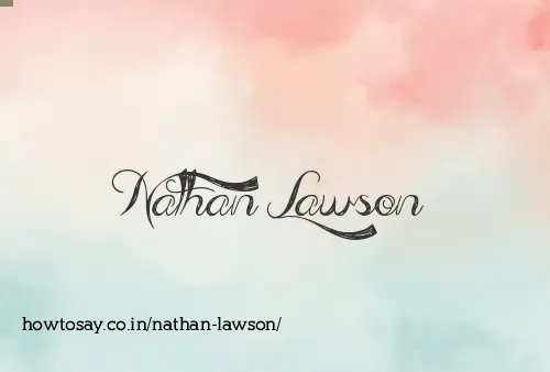 Nathan Lawson