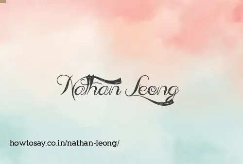 Nathan Leong