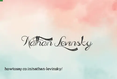 Nathan Levinsky