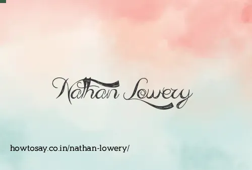 Nathan Lowery