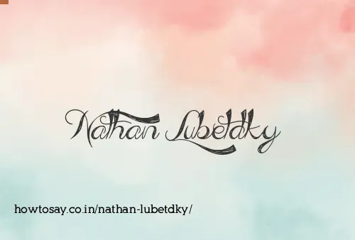 Nathan Lubetdky
