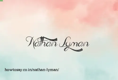 Nathan Lyman