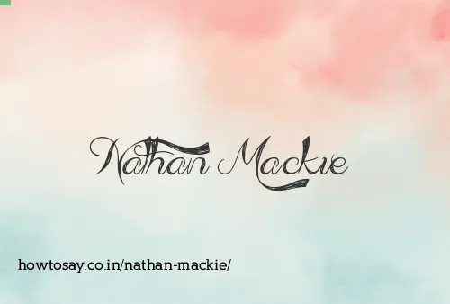 Nathan Mackie