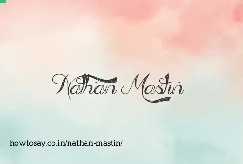 Nathan Mastin