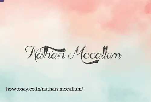 Nathan Mccallum