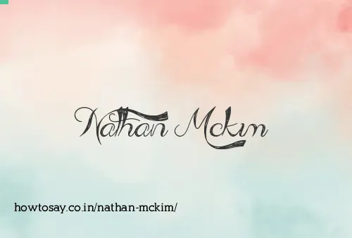 Nathan Mckim