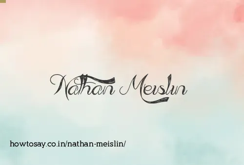 Nathan Meislin