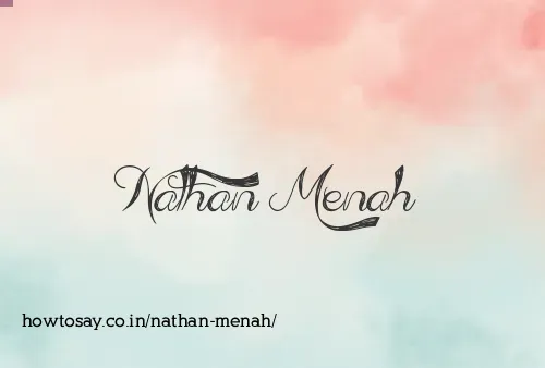 Nathan Menah