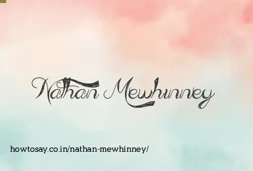 Nathan Mewhinney