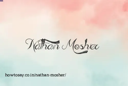 Nathan Mosher