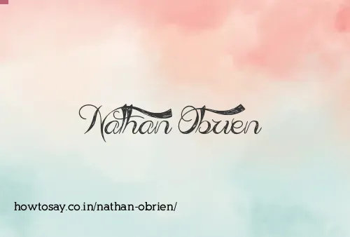 Nathan Obrien