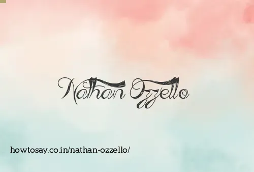 Nathan Ozzello