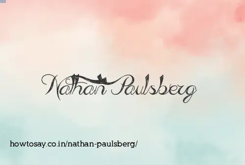 Nathan Paulsberg