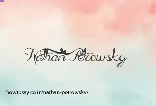Nathan Petrowsky