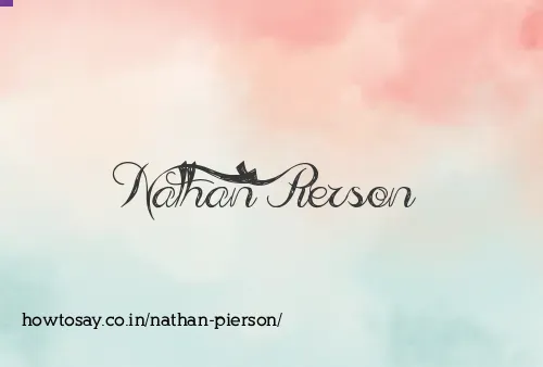 Nathan Pierson