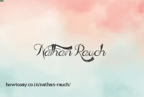 Nathan Rauch