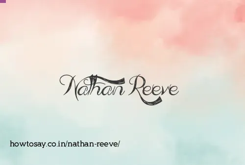 Nathan Reeve