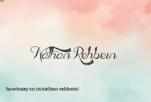 Nathan Rehbein