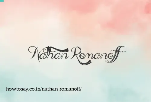 Nathan Romanoff