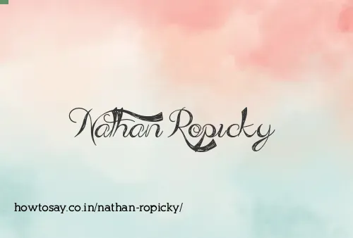 Nathan Ropicky