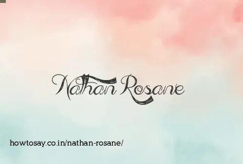Nathan Rosane