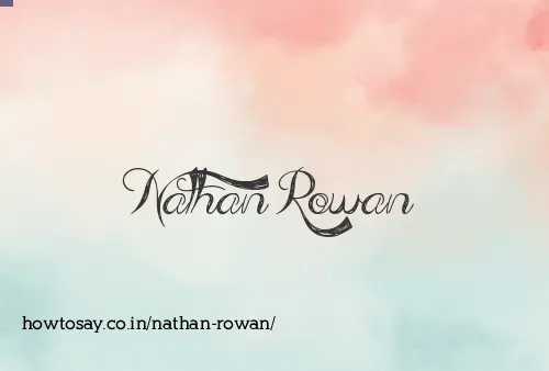 Nathan Rowan