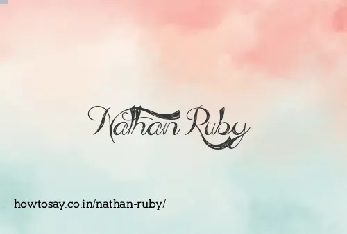 Nathan Ruby
