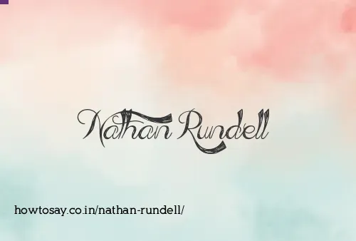 Nathan Rundell