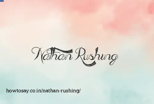 Nathan Rushing