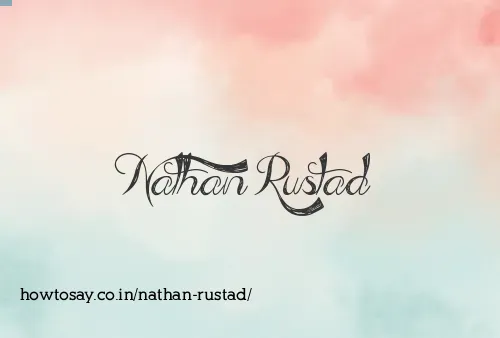 Nathan Rustad
