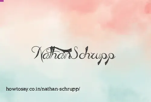 Nathan Schrupp