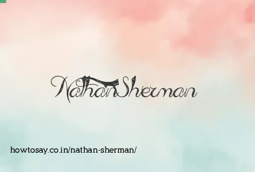 Nathan Sherman