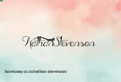 Nathan Stevenson