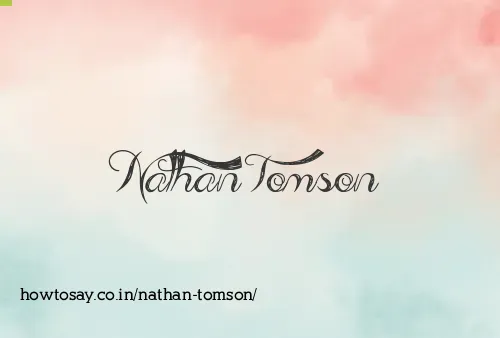 Nathan Tomson