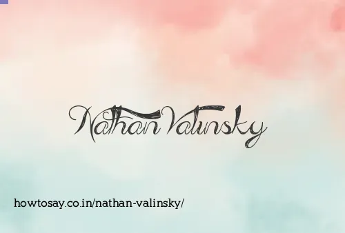 Nathan Valinsky