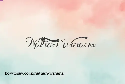 Nathan Winans