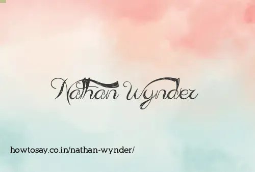 Nathan Wynder