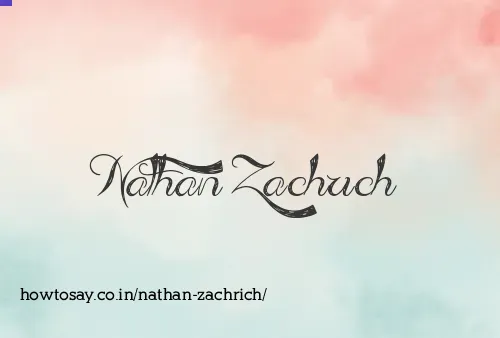 Nathan Zachrich