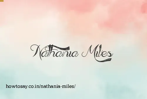 Nathania Miles