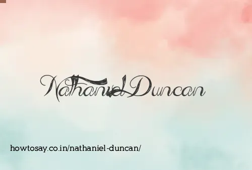 Nathaniel Duncan
