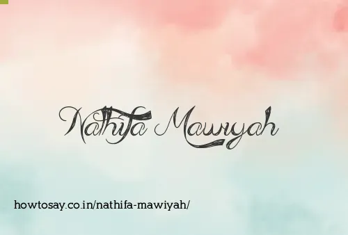 Nathifa Mawiyah