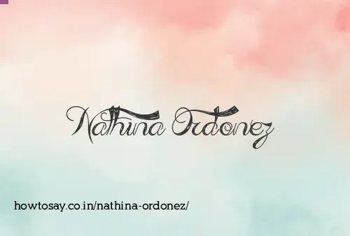 Nathina Ordonez