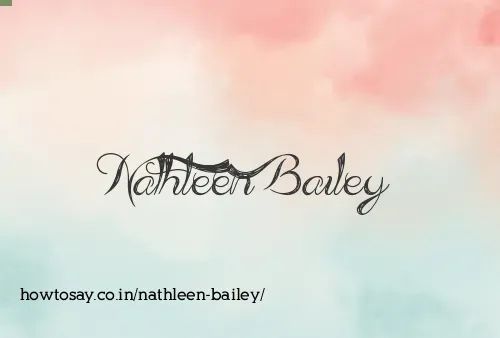 Nathleen Bailey