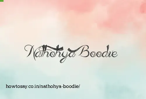 Nathohya Boodie