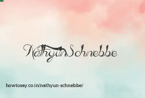 Nathyun Schnebbe