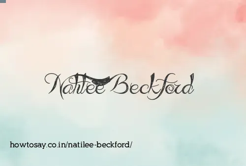 Natilee Beckford